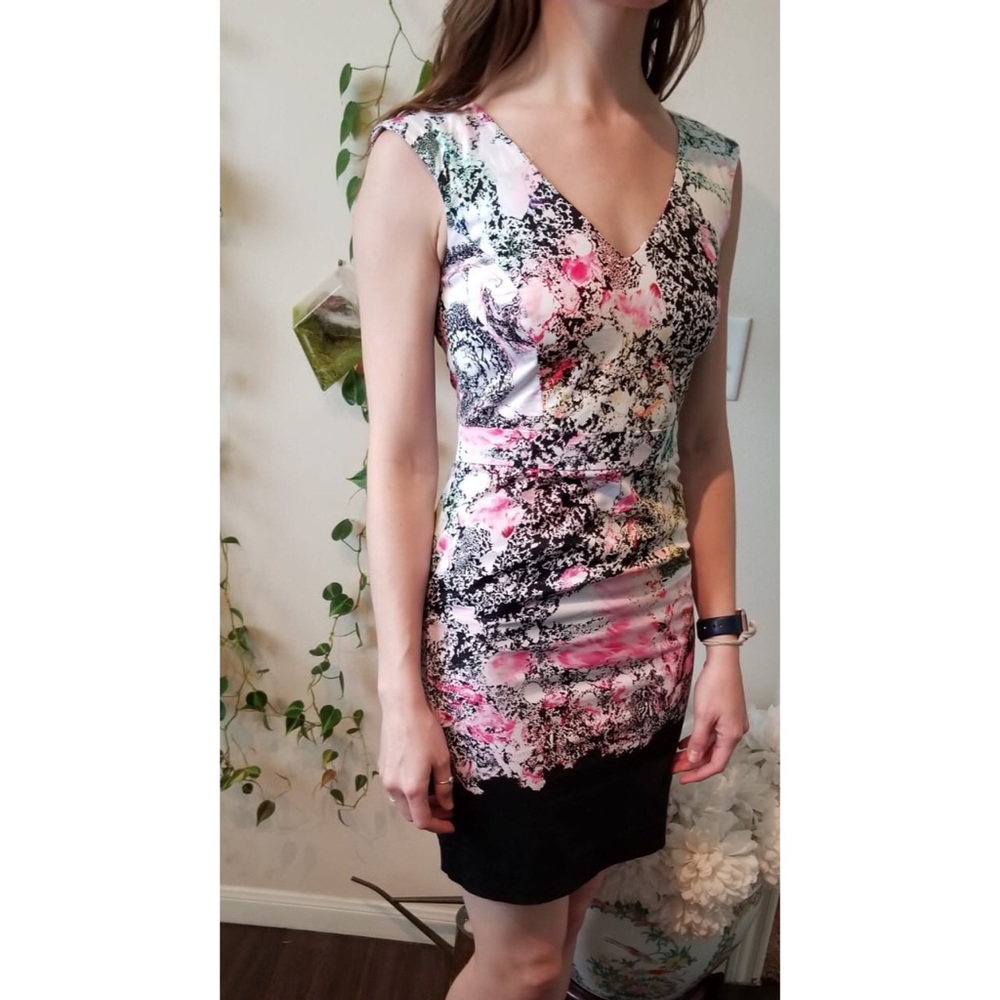 French Connection Color-Splash Cocktail Dress